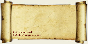 Milana Nedeljković vizit kartica